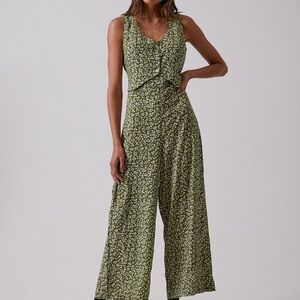 Afends Womens Daisy Vest Playsuit